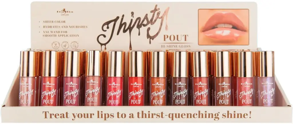 [782353001742] LIP GLOSS POUT THIRSTY